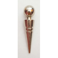 Zilverkleurige flessenstop